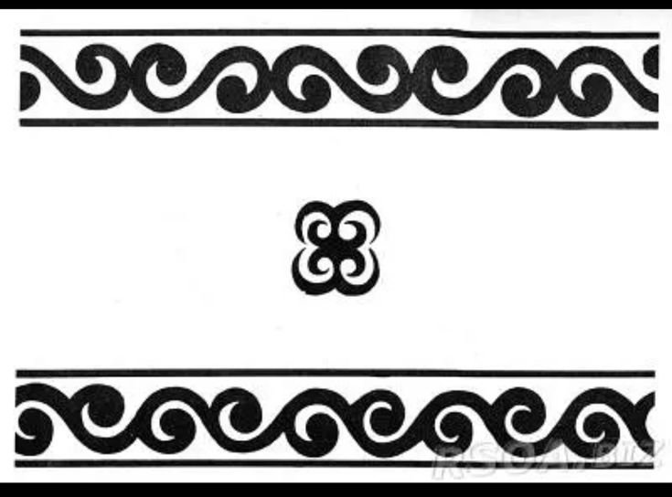 Зооморфный Бурятский орнамент