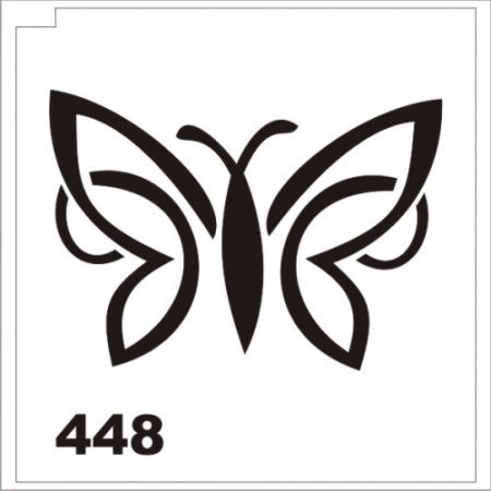 Блеск тату бабочка