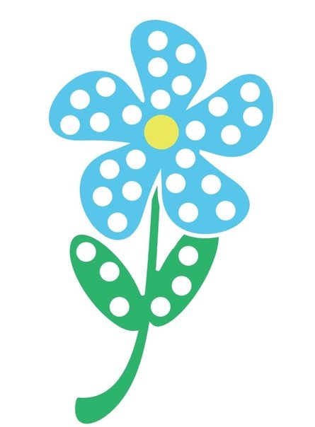 Пластилиновые заплатки цветы для малышей