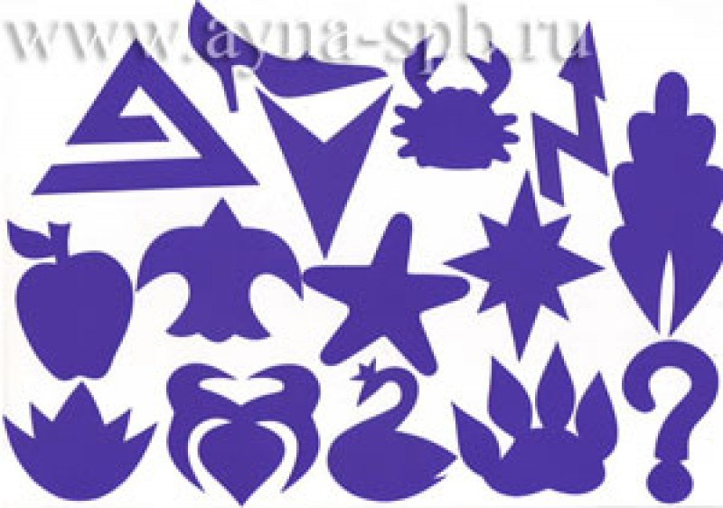 Набор трафаретов для бикини