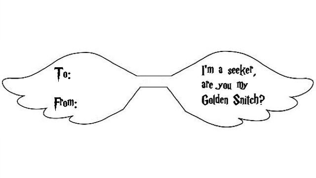 Крылья для снитча шаблон