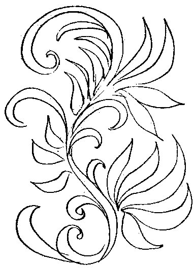 Трафарет узоров для росписи