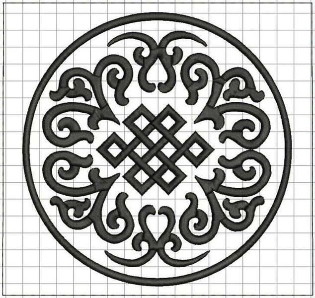 Бурятский орнамент Банзаракцаева