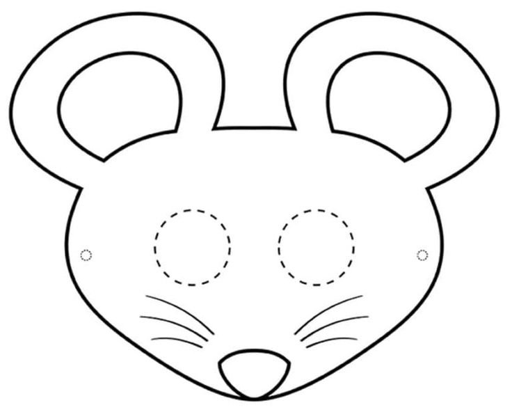 Маска мышки для детей