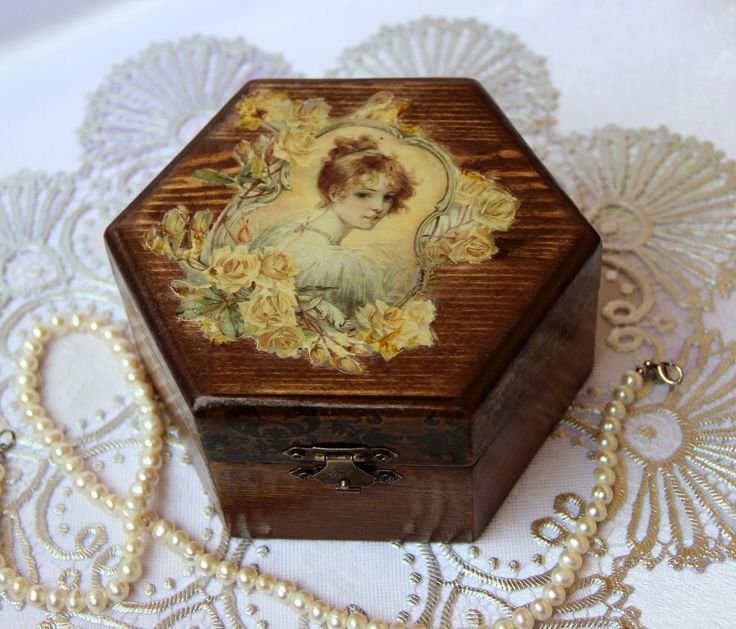 Декупаж шкатулки