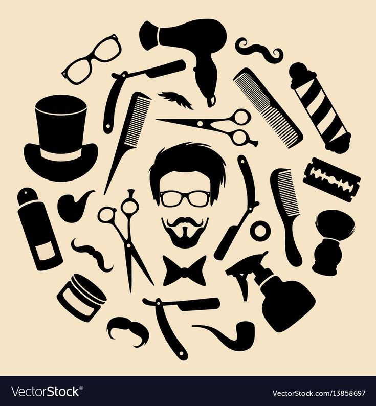 Постеры для мужской парикмахерской