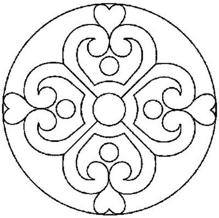 Башкирский орнамент и узоры круглые