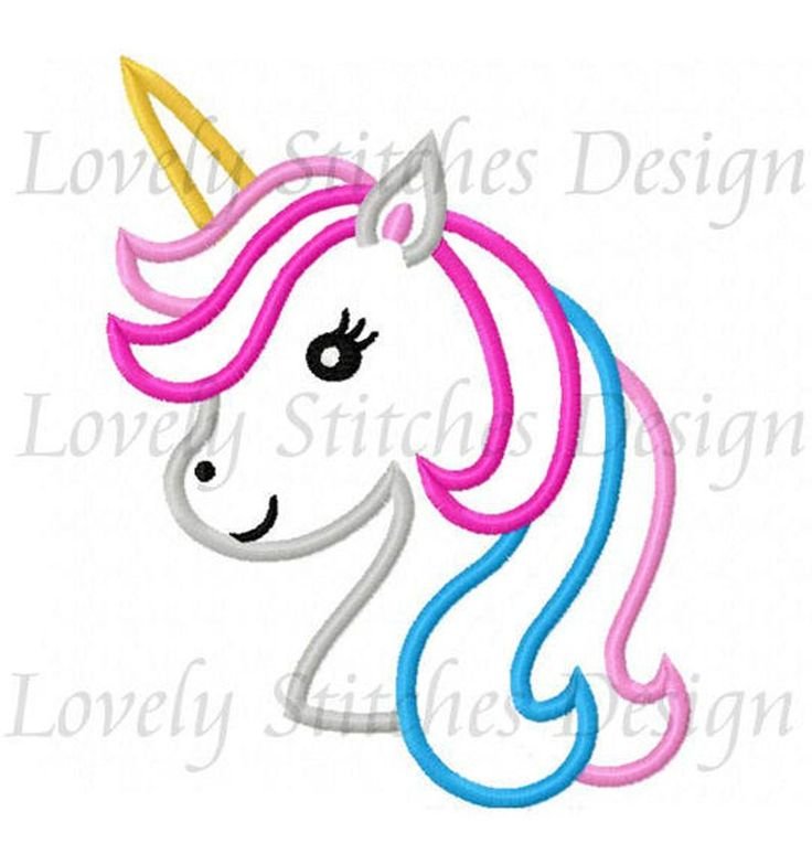 Единорог контур