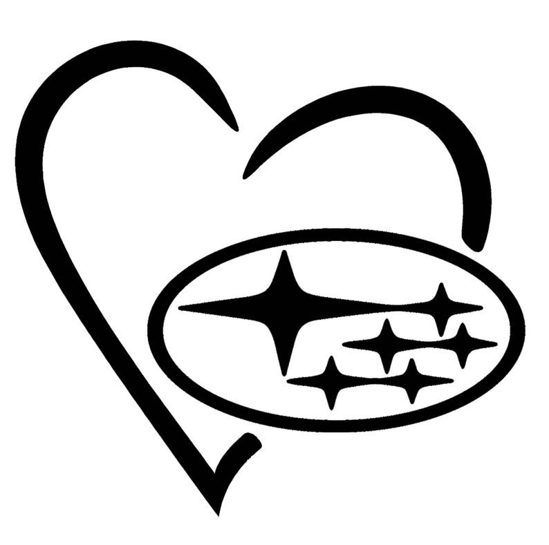 Трафарет Субару