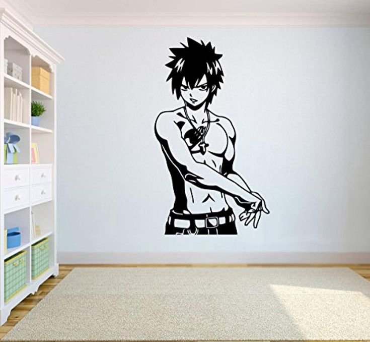 Трафареты для стен аниме