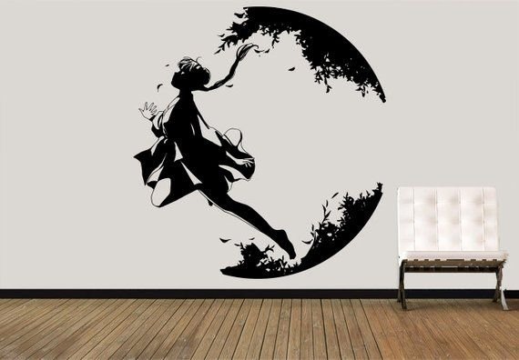 Рисунки на стену в комнату аниме