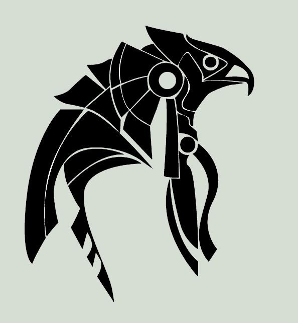 Египетский Анубис тату