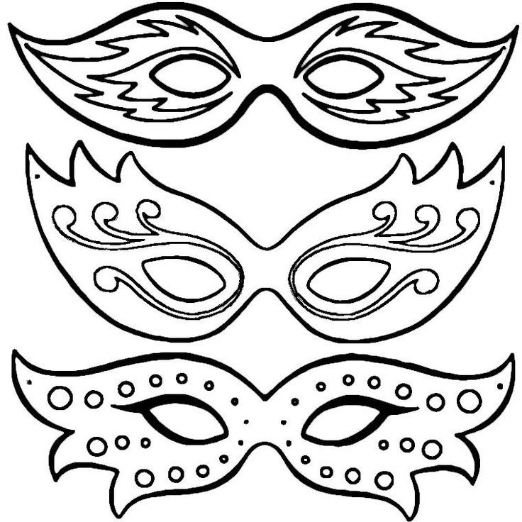 Трафарет - маска