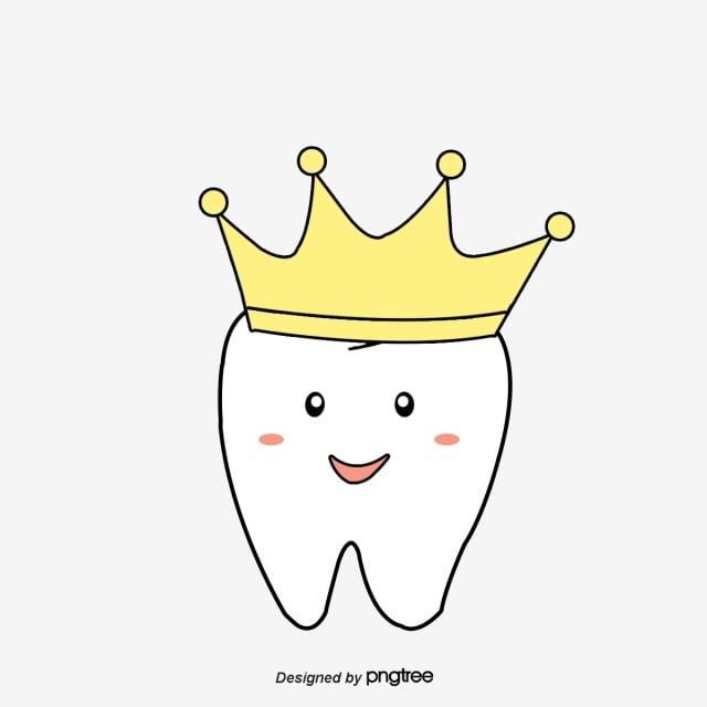 Первый зубик с короной