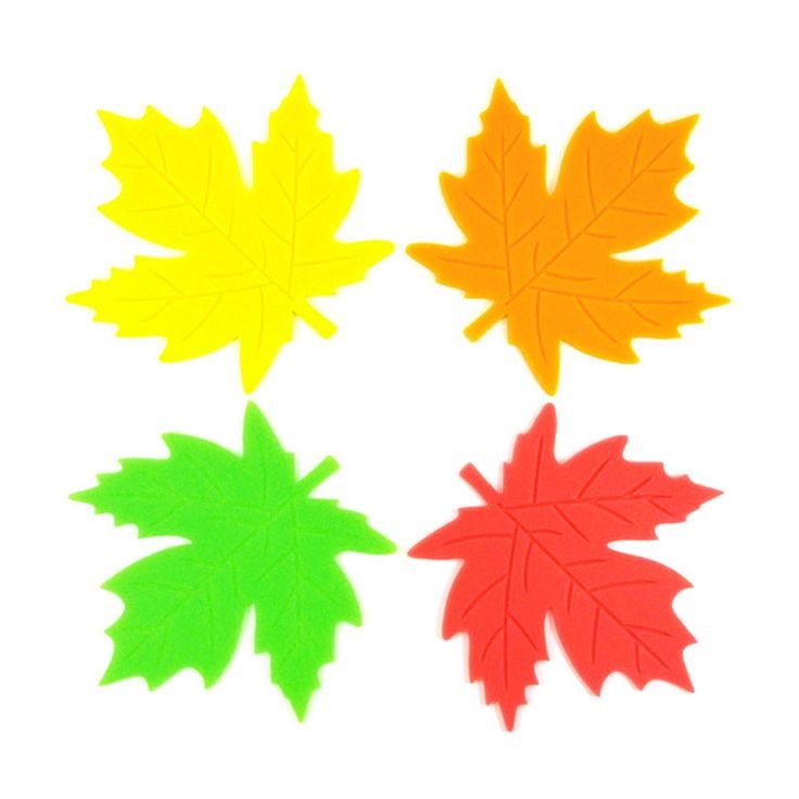 Разноцветные кленовые листья