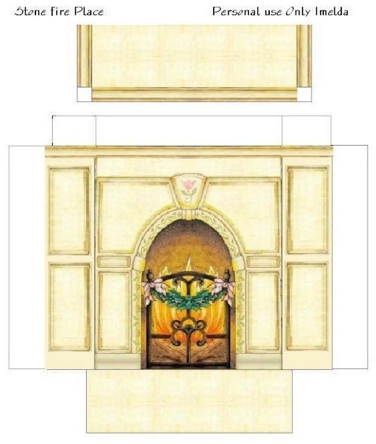 Развертка мебели для кукол