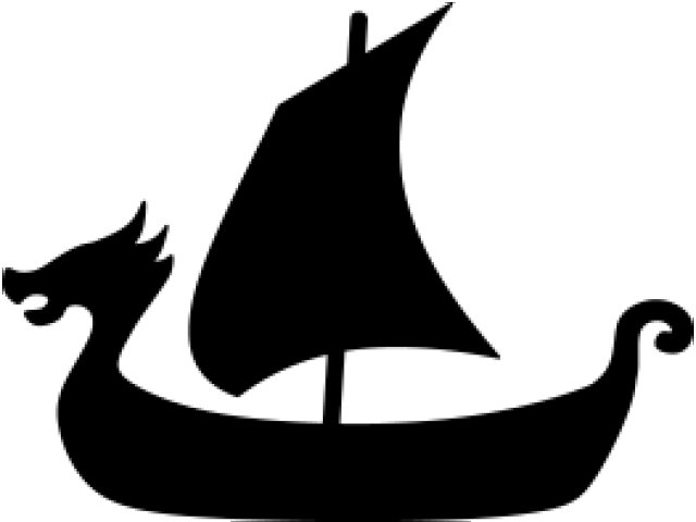 Драккар викингов символ