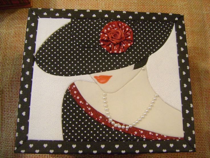 Аппликация из ткани