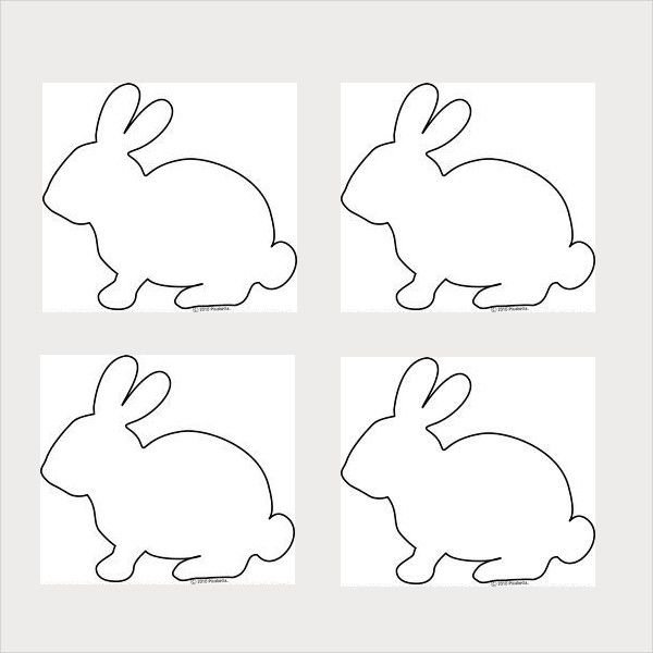 Кролик для вырезания