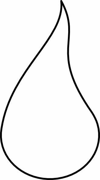 Пламя свечи контур