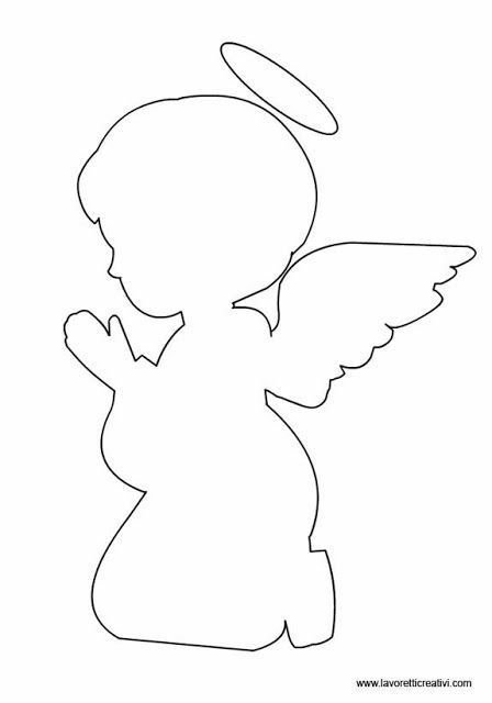 Ангелочек контур