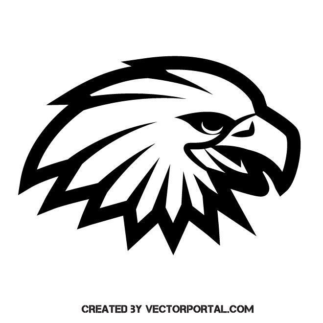 Голова орла вектор