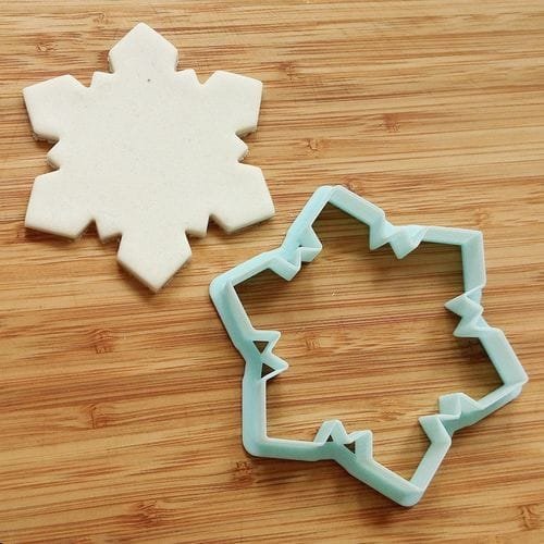 Снежинка вырубка для пряников
