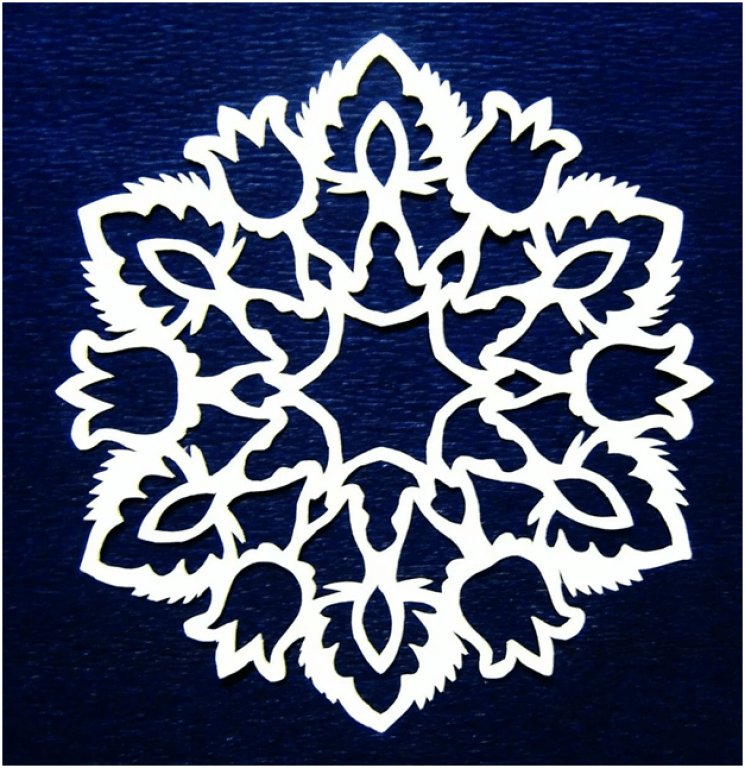 Ажурные снежинки