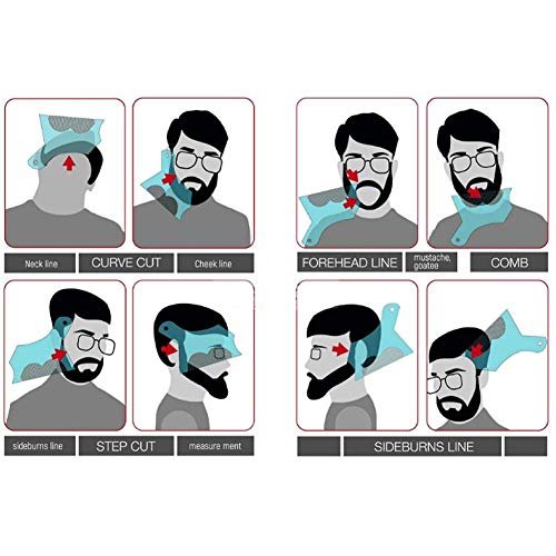 Лекало для бритья бороды