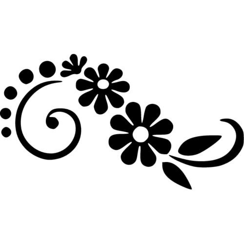 Трафарет "цветы"