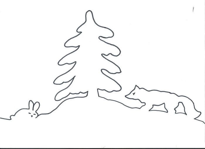 Новогодние шаблоны для вырезания