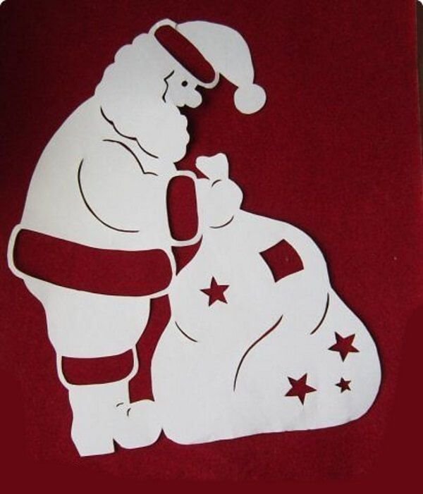 Новогодние вырезки