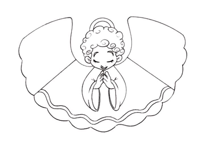 Схема Ангелочек из бумаги