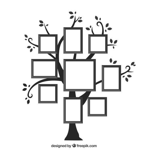 Семейное дерево шаблон