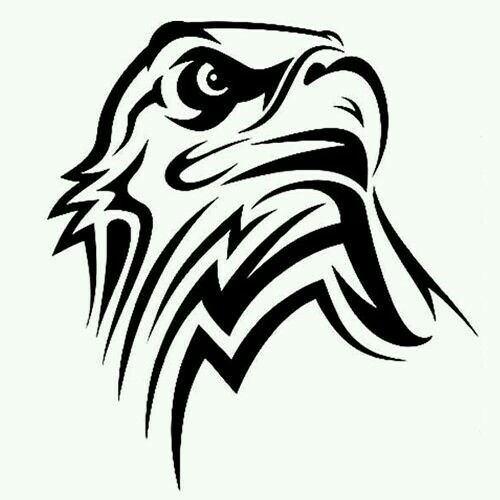 Стилизованная голова орла