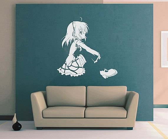 аниме на стену