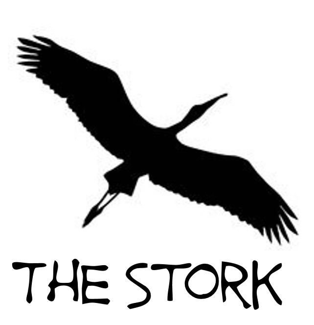 Аист силуэт