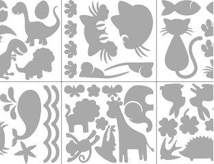 Трафарет для светоотражающей ленты