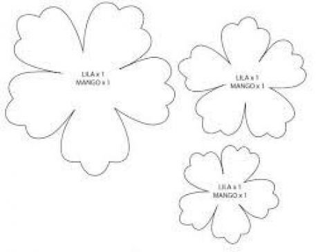 Выкройки цветов