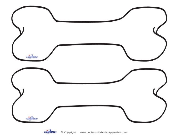 Кость трафарет для вырезания