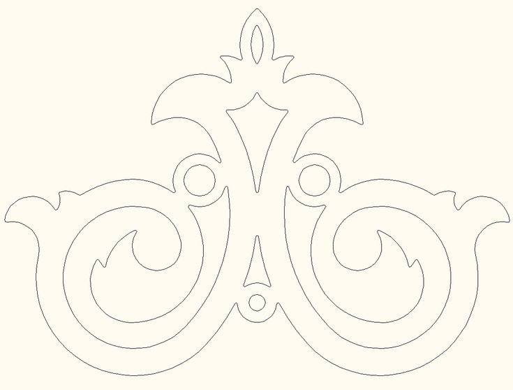 Трафареты узоров для вырезания
