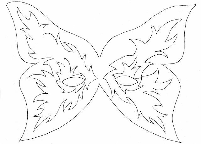 Трафарет для вырезания из бумаги