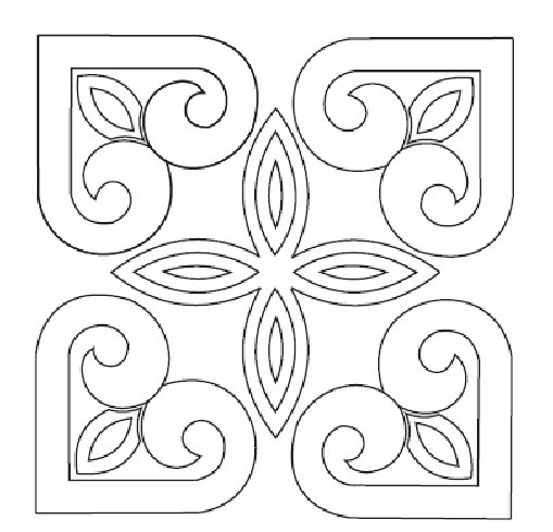 Башкирские узоры трафареты