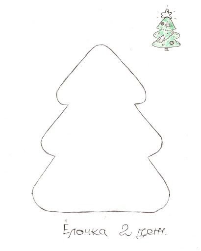 Ёлочка из фетра своими руками выкройки