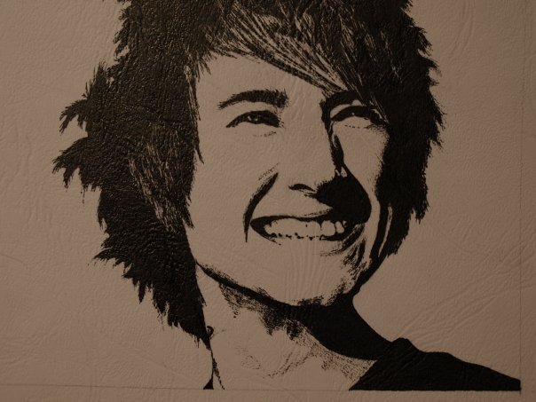 Земфира портрет чб