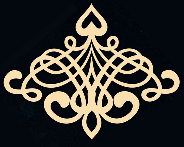 Казахский национальный орнамент Кошкар муйиз