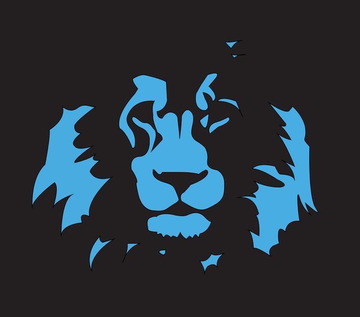 Трафарет Льва