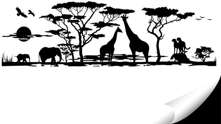 Силуэт Африки