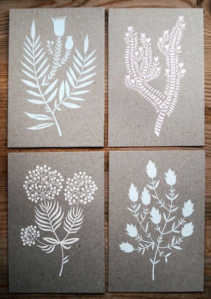 Трафарет ботаника