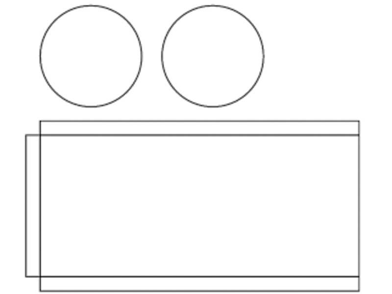 Развёртка цилиндра для склеивания